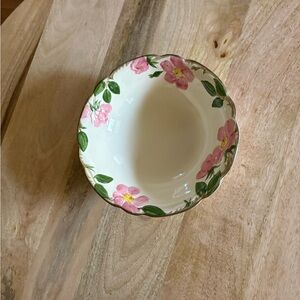 Vintage Franciscan Earthenware Desert Rose 9 inch Large Serving Bowl - USA stamp